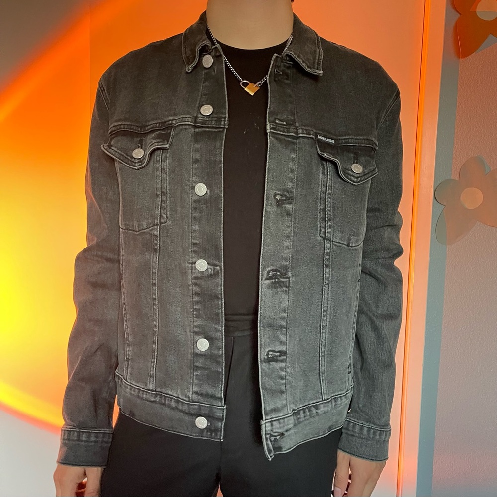 Black Denim Calvin Klein Jacket